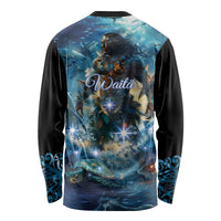New Zealand Matariki Waita Long Sleeve Shirt The Way Of The Water LT9 - Polynesian Pride