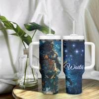 New Zealand Matariki Waita Tumbler With Handle The Way Of The Water LT9 - Polynesian Pride