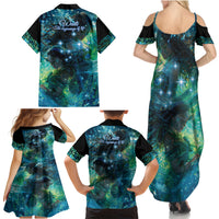 New Zealand Matariki Waiti Family Matching Summer Maxi Dress and Hawaiian Shirt The Beginnings Of Life LT9 - Polynesian Pride