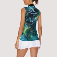 New Zealand Matariki Waiti Women Sleeveless Polo Shirt The Beginnings Of Life LT9 - Polynesian Pride