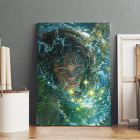 New Zealand Matariki Waiti Canvas Wall Art Waimori and The Origin Of Life LT9 - Polynesian Pride
