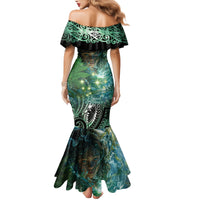 New Zealand Matariki Waiti Family Matching Mermaid Dress and Hawaiian Shirt Waimori and The Origin Of Life LT9 - Polynesian Pride