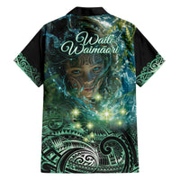 New Zealand Matariki Waiti Family Matching Off Shoulder Short Dress and Hawaiian Shirt Waimori and The Origin Of Life LT9 - Polynesian Pride
