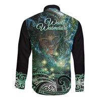 New Zealand Matariki Waiti Long Sleeve Button Shirt Waimori and The Origin Of Life LT9 - Polynesian Pride