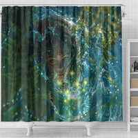 New Zealand Matariki Waiti Shower Curtain Waimori and The Origin Of Life LT9 - Polynesian Pride