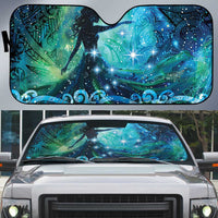 New Zealand Matariki Hiwa-i-te-rangi Auto Sun Shade Titiro ki nga Whetu Wishing Star LT9 Black - Polynesian Pride