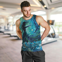 New Zealand Matariki Hiwa-i-te-rangi Men Tank Top Titiro ki nga Whetu Wishing Star LT9 Black - Polynesian Pride