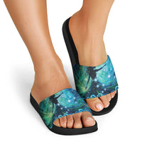 New Zealand Matariki Hiwa-i-te-rangi Slide Sandals Titiro ki nga Whetu Wishing Star LT9 - Polynesian Pride