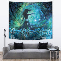 New Zealand Matariki Hiwa-i-te-rangi Tapestry Titiro ki nga Whetu Wishing Star LT9 Black - Polynesian Pride