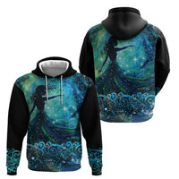 New Zealand Matariki Hiwa-i-te-rangi Zip Hoodie Titiro ki nga Whetu Wishing Star LT9 - Polynesian Pride