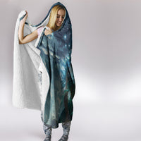 New Zealand Matariki Ururangi Hooded Blanket The Murmur Of The Wind LT9 - Polynesian Pride