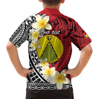 Sigave Chiefdom Wallis and Futuna Personalized Family Matching Long Sleeve Bodycon Dress and Hawaiian Shirt Frangipani Flowers Polynesian Pattern LT9 - Polynesian Pride