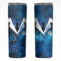 New Zealand Nurses RN Personalised Skinny Tumbler Galaxy Stethoscope Maori Motif LT9 Galaxy - Polynesian Pride