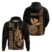 Custom Hawaii Hoodie King Kamehameha Nude LT9 - Polynesian Pride