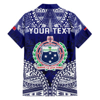 Personalised Samoa Coat Of Arms Family Matching Off The Shoulder Long Sleeve Dress and Hawaiian Shirt With Polynesian Pattern Version LT9 - Polynesian Pride