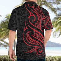 Tahitian Coat Of Arm and Tiare Flower Hawaiian Shirt Polynesian Tribal Tattoo LT9 - Polynesian Pride