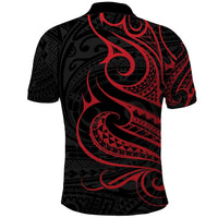 Tahitian Coat Of Arm and Tiare Flower Polo Shirt Polynesian Tribal Tattoo LT9 - Polynesian Pride