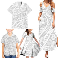 Lotu Tamaiti Samoan Polynesian Tribal Family Matching Summer Maxi Dress and Hawaiian Shirt LT9 - Polynesian Pride