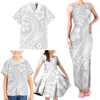 Lotu Tamaiti Samoan Polynesian Tribal Family Matching Tank Maxi Dress and Hawaiian Shirt LT9 - Polynesian Pride