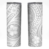 Lotu Tamaiti Samoan Polynesian Tribal Skinny Tumbler LT9 White - Polynesian Pride