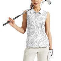 Lotu Tamaiti Samoan Polynesian Tribal Women Sleeveless Polo Shirt LT9 - Polynesian Pride