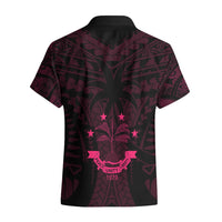 FSM Chuuk States Hawaiian Shirt Micronesia Vintage Polynesian Tribal Pink Version LT9 - Polynesian Pride