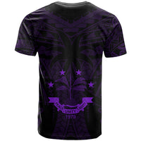 FSM Chuuk States T Shirt Micronesia Vintage Polynesian Tribal Purple Version LT9 - Polynesian Pride