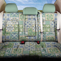 Mele Kalikimaka Hawaii Christmas Back Car Seat Cover Omaomao Seamless Floral Motif LT9 One Size Green - Polynesian Pride