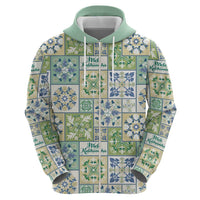 Mele Kalikimaka Hawaii Christmas Hoodie Omaomao Seamless Floral Motif LT9 - Polynesian Pride