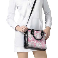 Mele Kalikimaka Hawaii Christmas Shoulder Handbag Akala Seamless Floral Motif - Polynesian Pride