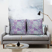 Mele Kalikimaka Hawaii Christmas Pillow Cover Poni Seamless Floral Motif - Polynesian Pride