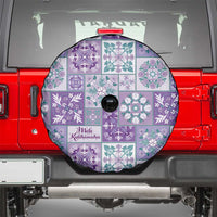 Mele Kalikimaka Hawaii Christmas Spare Tire Cover Poni Seamless Floral Motif LT9 - Polynesian Pride