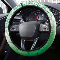 New Caledonia Nautilus Shell Steering Wheel Cover Polynesian Tropical Flowers LT9 - Polynesian Pride