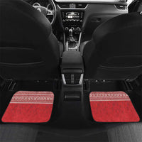 Wallis et Futuna Kingfisher Car Mats Polynesian Tropical Flowers