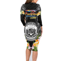 Pasifika Vibes Festival 2024 Family Matching Long Sleeve Bodycon Dress and Hawaiian Shirt Kanaka Maoli With Hawaiian Islands LT9 - Polynesian Pride