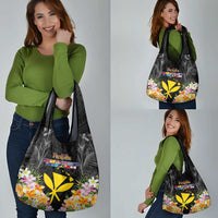 Pasifika Vibes Festival 2024 Grocery Bag Kanaka Maoli With Hawaiian Islands LT9 - Polynesian Pride