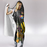 Pasifika Vibes Festival 2024 Hooded Blanket Kanaka Maoli With Hawaiian Islands LT9 - Polynesian Pride