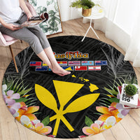 Pasifika Vibes Festival 2024 Round Carpet Kanaka Maoli With Hawaiian Islands LT9 - Polynesian Pride