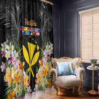 Pasifika Vibes Festival 2024 Window Curtain Kanaka Maoli With Hawaiian Islands LT9 - Polynesian Pride