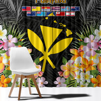 Pasifika Vibes Festival 2024 Window Curtain Kanaka Maoli With Hawaiian Islands LT9 - Polynesian Pride
