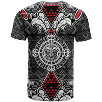 Black Aotearoa Tanilo Motif T Shirt Vintage Maori New Zealand Tribal Art Pattern LT9 - Polynesian Pride