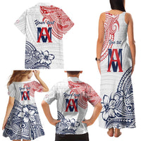 Kingdom of Uvea 1842-1860 Personalized Family Matching Tank Maxi Dress and Hawaiian Shirt Wallis and Futuna Polynesian Tribal Pattern LT9 - Polynesian Pride