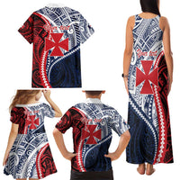 Kingdom of Uvea 1860-1886 Personalized Family Matching Tank Maxi Dress and Hawaiian Shirt Wallis and Futuna Polynesian Tribal Pattern LT9 - Polynesian Pride
