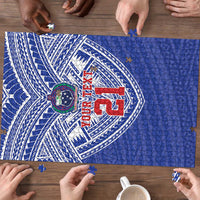 Manu Samoa Pacific Samoa Rugby Custom Puzzle Polynesian Pattern - Polynesian Pride