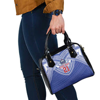Manu Samoa Pacific Samoa Rugby Custom Shoulder Handbag Polynesian Pattern