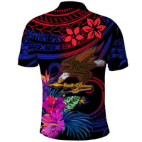 Custom American Samoa Polo Shirt Manua Cession Day Polynesian Tribal LT9 - Polynesian Pride