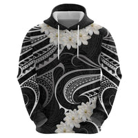 White Sunday Tokelau Gardenia Thunbergia Hoodie Fakamalo Atu Kia Te Koutou Uma LT9 - Polynesian Pride