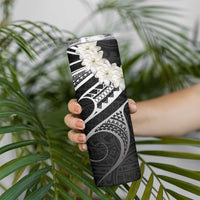 White Sunday Tokelau Gardenia Thunbergia Skinny Tumbler Fakamalo Atu Kia Te Koutou Uma LT9 - Polynesian Pride