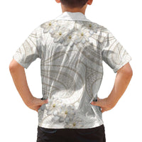 Tokelau Gardenia Thunbergia Family Matching Puletasi and Hawaiian Shirt Polynesian Art Vibe LT9 - Polynesian Pride