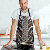 Brown Tongan Polynesian Tribal Apron - Polynesian Pride